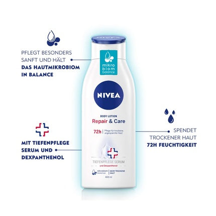 Loțiune de corp NIVEA Repair & Care 400ml pentru piele foarte uscată