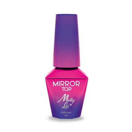 Top Coat, Molly Lac, Mirror, roz-violet, 10ml