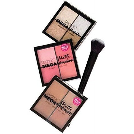 Trusa Makeup Technic Mega Watt, matifiat, negru