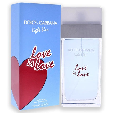 Apă de Toaletă, Dolce & Gabbana, Light Blue Love Is Love, albastru, 100ml