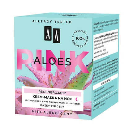 Crema Masca Noapte, Aa, Pink, 50ml