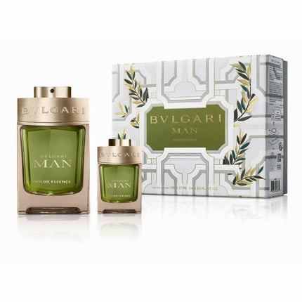 Set Parfum Bvlgari Man Wood Essence, 100ml + 50ml