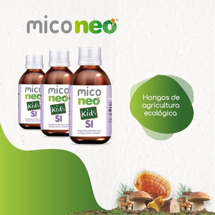 Sirop copii, Mico Neo, Reishi si Shiitake, 200ml