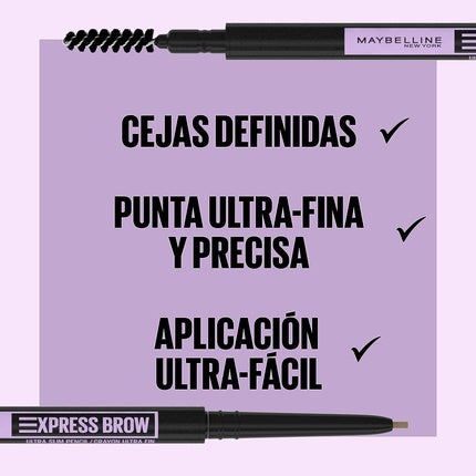 Creion de sprancene, Maybelline New York, Brow Ultra Slim, Light Blonde