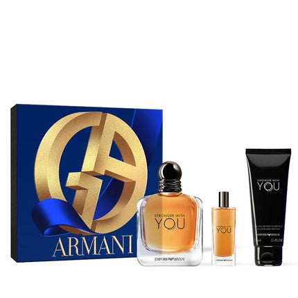 Set cadou parfum, Emporio Armani, Stronger With You, 3 piese