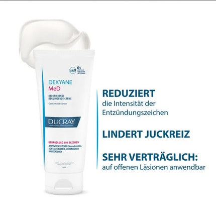 Crema Dexyane Med, Ducray, 100ml, albă, cu capac flip-top
