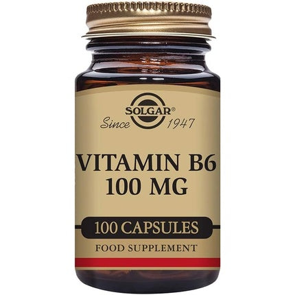 Solgar Vitamina B6 Capsule Vegetale 100mg 100 Bucăți