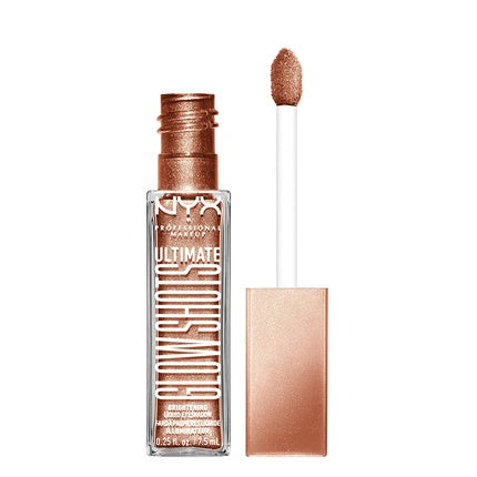 Șapă de gene lichidă NYX Professional Makeup Ultimate Glow Shots Golden Goji, 10 ml