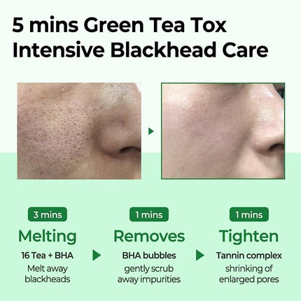 Gel de curățare facial Some By Mi Miracle Green Tea, 120g