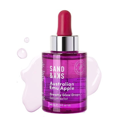 Ser facial, Sand & Sky, Glow Drops, violet, 30 ml