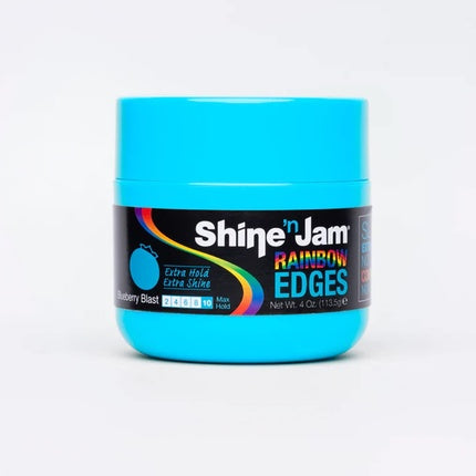 Gel de păr Shine 'N Jam Rainbow Edges Blueberry Blast 4oz