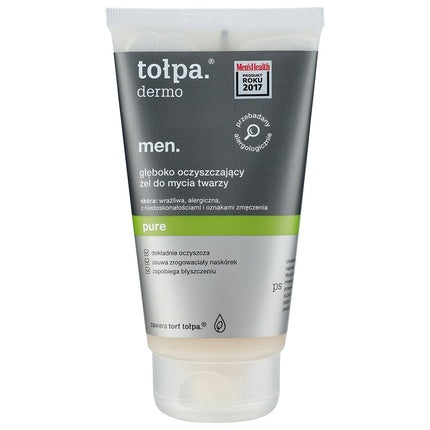 Gel de curățare față Tołpa Dermo Men Pure, 150ml