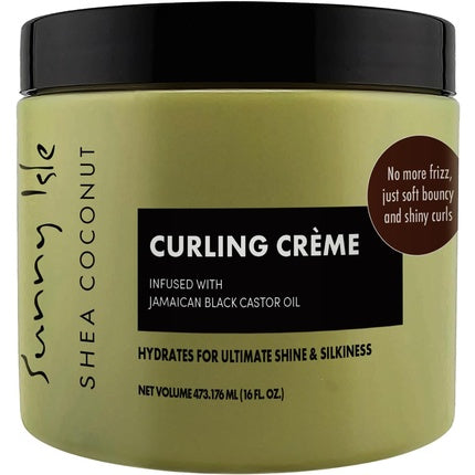 Crema de stilare păr, Sunny Isle, Shea Coconut Curling Cream, 16oz, 498g