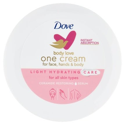 Cremă mâini, Dove, Body Love One, hidratare ușoară