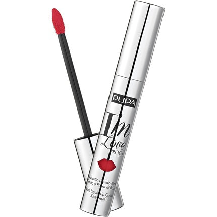 Ruj lichid mat, Pupa Milano, I Am Love Proof, Fire Red
