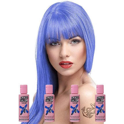 Vopsea păr Crazy Color Lilac 100ml x4, mov