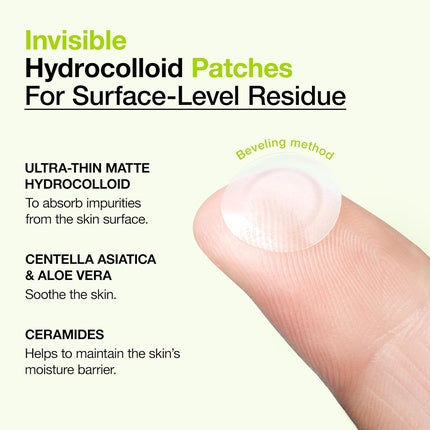 Anua Ultra-Thin Spot Cover Patch Invisible Hydrocolloid Patch for Face, 75 buc., Culoare transparentă
