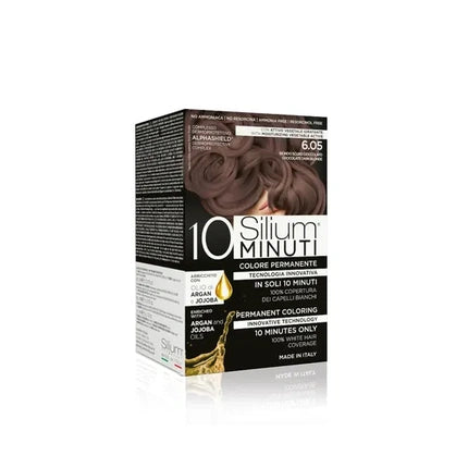 Vopsea Permanentă pentru Păr, Silium Cosmetics, 10 Minute Chocolate Dark Blond 6.05, 180g
