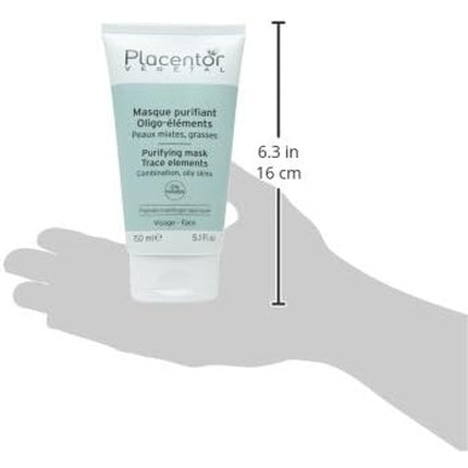 Mască facială purificatoare pentru pielea mixtă și grasă, Placentor Vegetal, 150ml