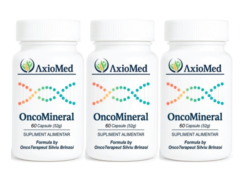AxioMed OncoMineral – supliment alimentar sub forma de capsule cu minerale  – 180 cps