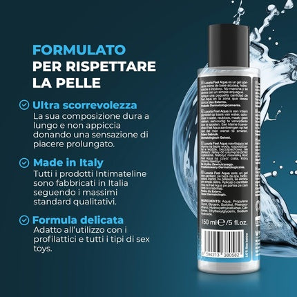 Lubrifiant Intim, Luxuria, Feel Aqua, 150ml, albastru