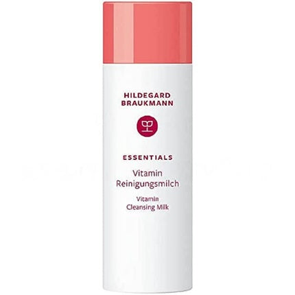 Lap de curățare, Hildegard Braukmann, Essentials Vitamin Cleansing Milk, alb cu capac roz