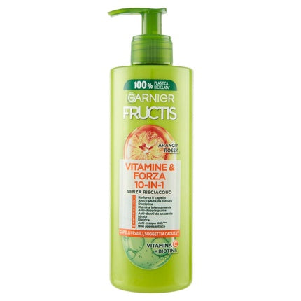 Tratament fara clatire, Garnier Fructis, Strong & Brilliant, 400 ml