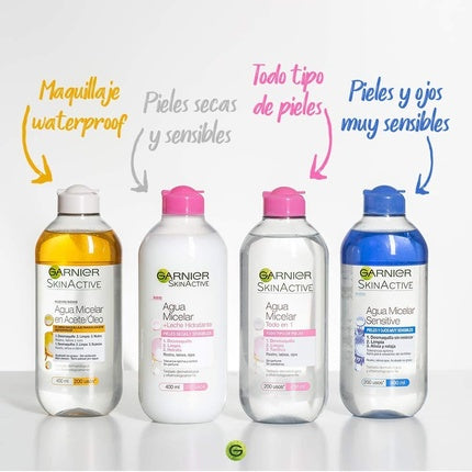 Apa micelară, Garnier, Skin Active, trandafiri, 400ml