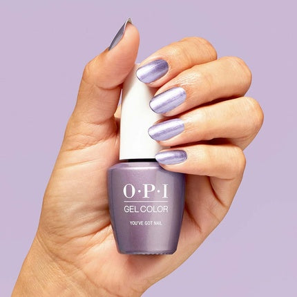 Lac Gel UV OPI Gelcolor Metallic Finish Culoare Lavandă, 15 ml