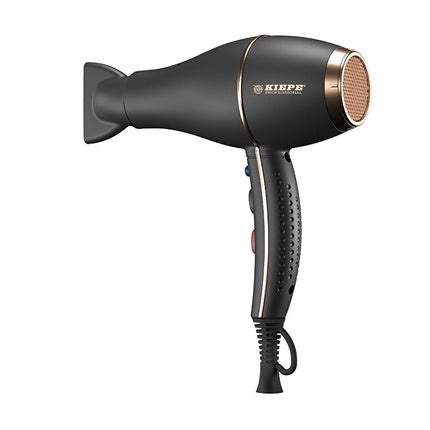 Uscător de păr Kiepe Professional Bloom, negru, accente aurii