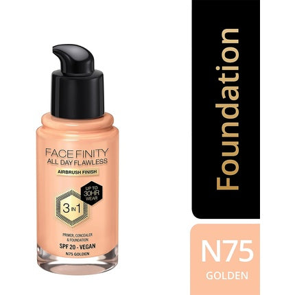 Fond de ten, Max Factor, Facefinity, 075 Golden, 30ml