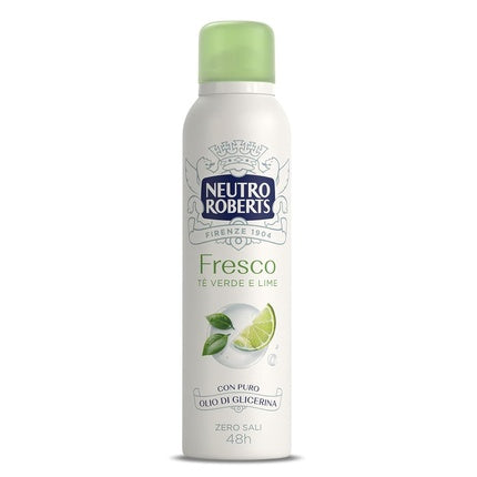 Deodorant spray, Neutro Roberts, ceai verde si lime, 150 ml