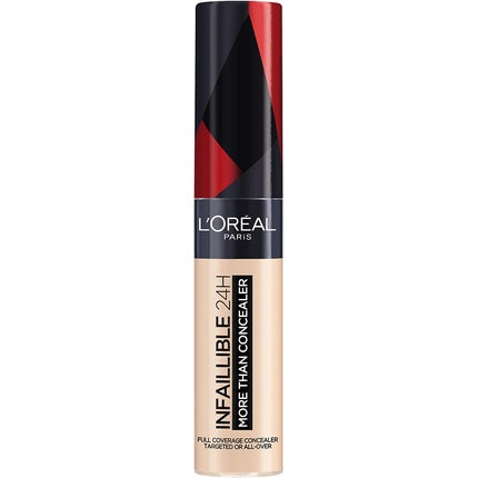 Corector L'Oréal Paris Infallible 24H, acoperire completă, Porcelain