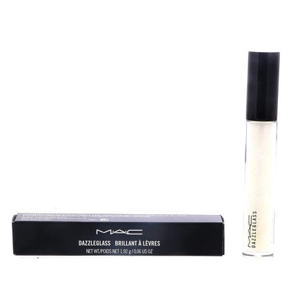 Bling de buze, MAC Cosmetics, Dazzleglass Pleasure Principle, transparent cu sclipici argintiu