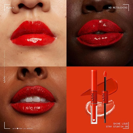 Lip Gloss NYX Shine Loud, nuanta Stun, 3.4ml
