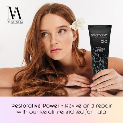 Șampon pentru păr deteriorat, Mi Amante Ella Renew Boutique, Sulfate Free, 250ml