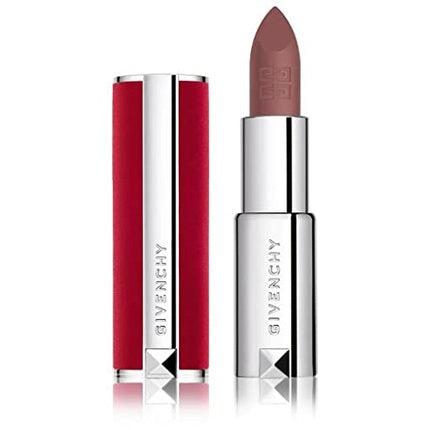 Baton de buze Givenchy Le Rouge Deep Velvet No. 12, textură mătasoasă, ambalaj roșu
