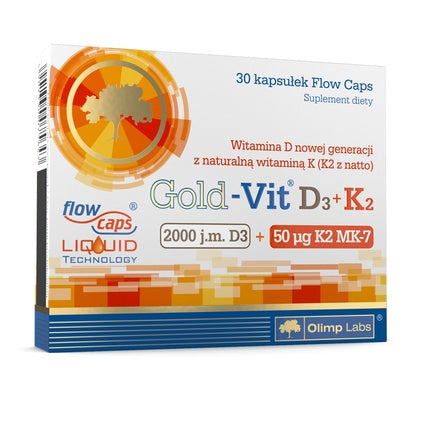 Supliment alimentar Olimp Laboratories Gold-Vit D3+K2, 30 capsule