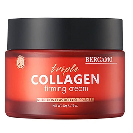 Cremă Facială Bergamo cu Colagen Triplu pentru Tonifiere, 50g