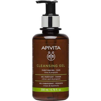 Gel de curățare Apivita cu propolis și lime 200ml