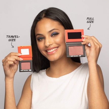 Fard de Obraz Thebalm Hot Mama!, nuanță piersicie, travel size