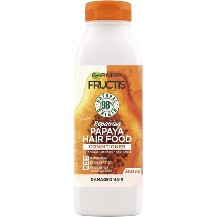 Balsam de păr Garnier Fructis Hair Food Repairing Papaya, pentru păr deteriorat, 350 ml