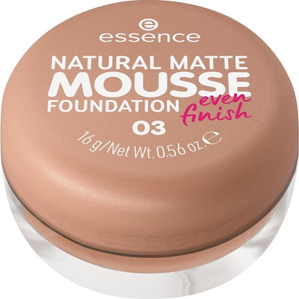 Fond de ten, Essence, Natural Matte Mousse, 15g