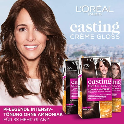 Vopsea de păr, L'Oréal Paris, Casting Crème Gloss 400, maro