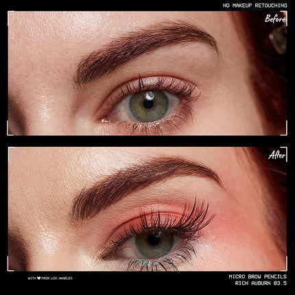 Creion Sprancene, NYX, Micro Brow, Auburn