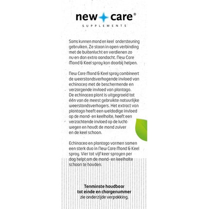 Spray oral New Care, 20ml, ingredient natural