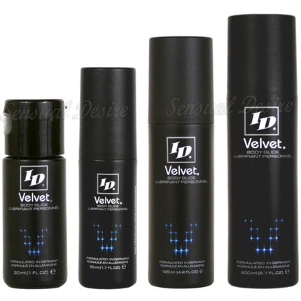 Lubrifiant personal, ID Velvet, silicic, negru