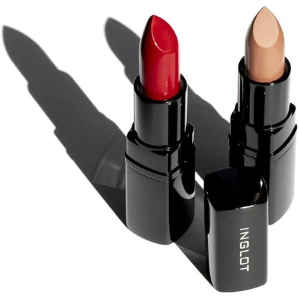 Ruj de buze Inglot AMC, finisaj mat, culoare roșu intens