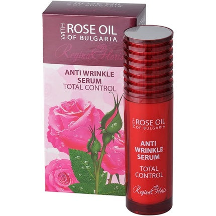 Serum anti-riduri cu ulei de trandafir, Regina Roses, Total Control, 40 ml