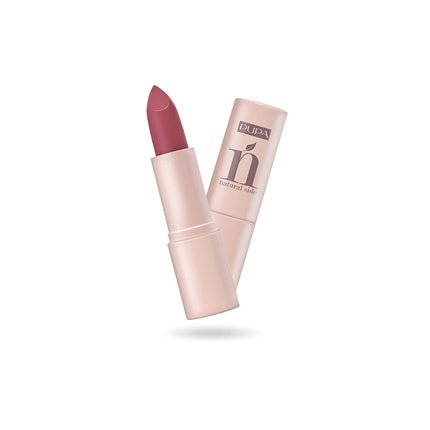 Ruj Pupa Milano Natural Side, model 007 Vibrant Mauve, culoare roz murat, capacitate 4g